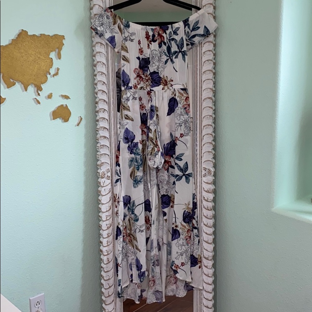 Iris High Low Romper Dress